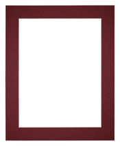 Passe-Partout Photo Frame Size 50x60 cm - Photo Size 40x50 cm - Wine Red