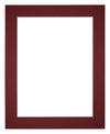 Passe-Partout Photo Frame Size 50x75 cm - Photo Size 40x55 cm - Wine Red