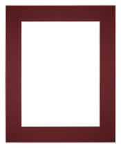 Passe-Partout Photo Frame Size 25x30 cm - Photo Size 13x18 cm - Wine Red