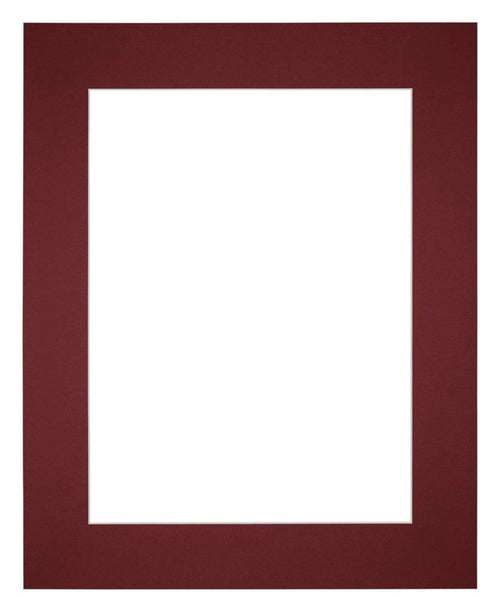 Passe-Partout Photo Frame Size 56x71 cm - Photo Size 45x60 cm - Wine Red
