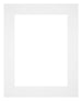 Passe-Partout Photo Frame Size 56x71 cm - Photo Size 45x60 cm - White