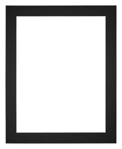 Passe-Partout Photo Frame Size 28x35 cm - Photo Size 20x25 cm - Black