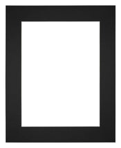 Passe-Partout Photo Frame Size 24x30 cm - Photo Size 13x18 cm - Black