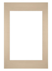 Passe-Partout Photo Frame Size 40x60 cm - Photo Size 30x45 cm - Beige