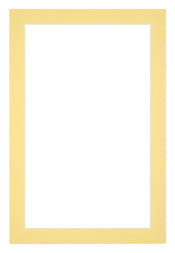 Passe-Partout Photo Frame Size 40x60 cm - Photo Size 35x55 cm - Yellow