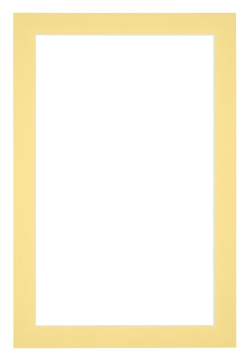 Passe-Partout Photo Frame Size 40x60 cm - Photo Size 35x55 cm - Yellow