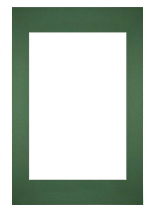 Passe-Partout Photo Frame Size 40x60 cm - Photo Size 30x45 cm - Green Forest