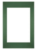 Passe-Partout Photo Frame Size 40x60 cm - Photo Size 30x45 cm - Green Forest