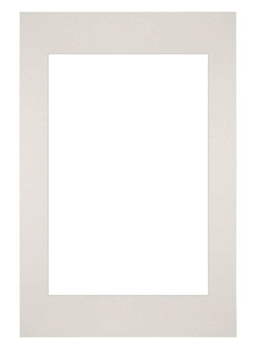 Passe-Partout Photo Frame Size 40x60 cm - Photo Size 30x45 cm - Light Gray