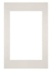 Passe-Partout Photo Frame Size 40x60 cm - Photo Size 30x45 cm - Light Gray