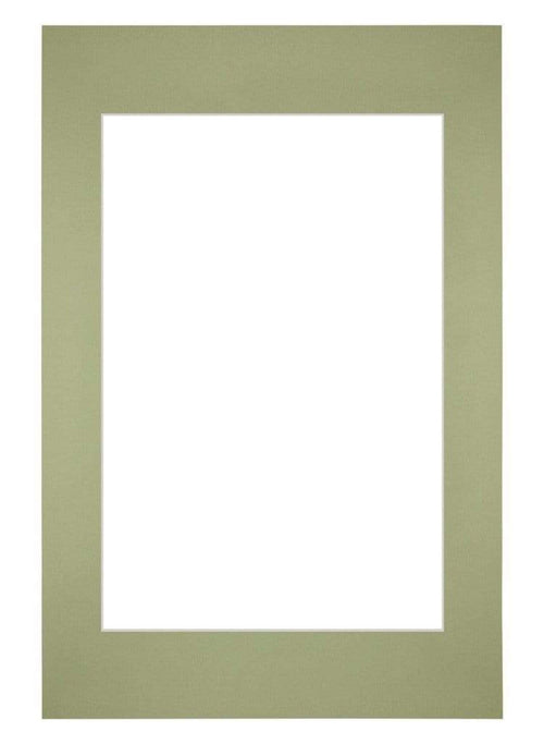 Passe-Partout Photo Frame Size 40x60 cm - Photo Size 30x45 cm - Mint green