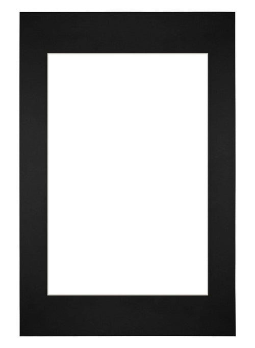 Passe-Partout Photo Frame Size 40x60 cm - Photo Size 30x45 cm - Black