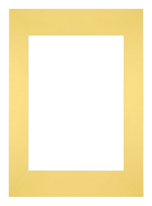 Passe-Partout Photo Frame Size 42x59,4 cm A2 - Photo Size 29,7x42 cm - Yellow