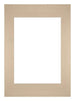 Passe-Partout Photo Frame Size 42x59,4 cm A2 - Photo Size 29,7x42 cm - Beige