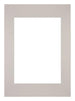 Passe-Partout Photo Frame Size 42x59,4 cm A2 - Photo Size 29,7x42 cm - Gray Granite