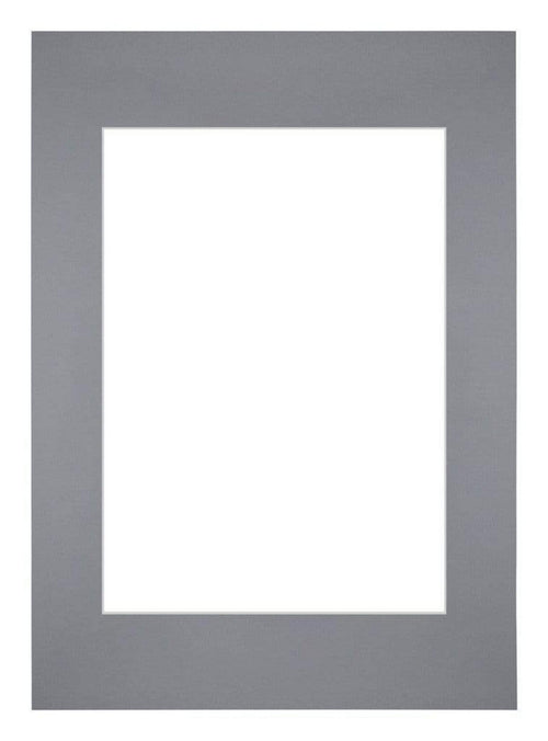 Passe-Partout Photo Frame Size 42x59,4 cm A2 - Photo Size 29,7x42 cm - Gray