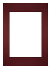 Passe-Partout Photo Frame Size 42x59,4 cm A2 - Photo Size 29,7x42 cm - Wine Red