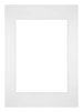 Passe-Partout Photo Frame Size 42x59,4 cm A2 - Photo Size 29,7x42 cm - White