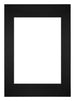 Passe-Partout Photo Frame Size 42x59,4 cm A2 - Photo Size 29,7x42 cm - Black