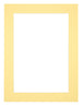 Passe-Partout Photo Frame Size 46x61 cm - Photo Size 40x50 cm - Yellow