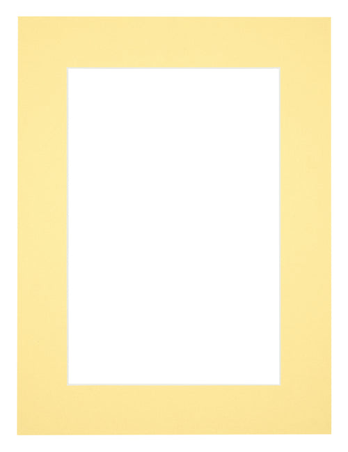 Passe-Partout Photo Frame Size 45x60 cm - Photo Size 35x50 cm - Yellow