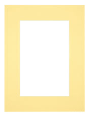 Passe-Partout Photo Frame Size 45x60 cm - Photo Size 30x45 cm - Yellow