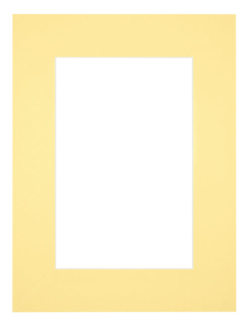 Passe-Partout Photo Frame Size 45x60 cm - Photo Size 30x45 cm - Yellow