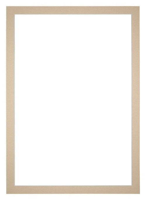 Passe-Partout Photo Frame Size 50x70 cm - Photo Size 45x65 cm - Beige