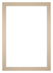 Passe-Partout Photo Frame Size 25x35 cm - Photo Size 18x24 cm - Beige