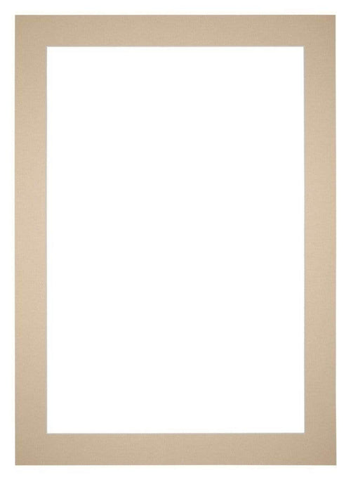 Passe-Partout Photo Frame Size 70x100 cm - Photo Size 60x90 cm - Beige