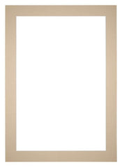 Passe-Partout Photo Frame Size 20x28 cm - Photo Size 10x15 cm - Beige