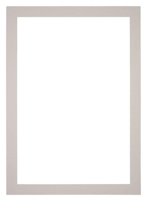 Passe-Partout Photo Frame Size 25x35 cm - Photo Size 18x24 cm - Gray Granite