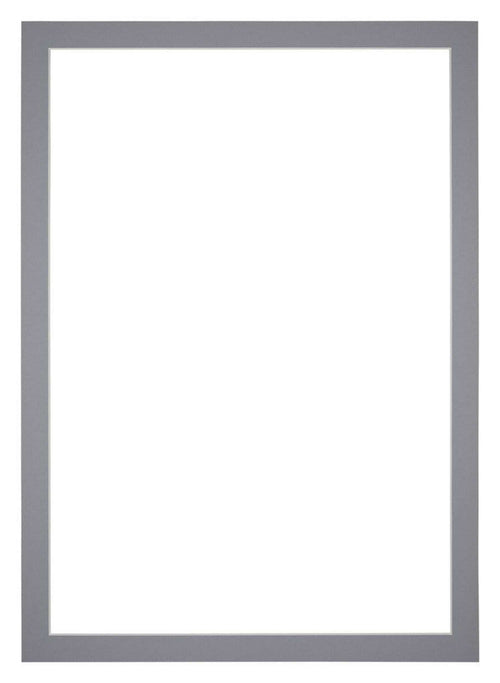 Passe-Partout Photo Frame Size 21x30 cm - Photo Size 18x24 cm - Gray