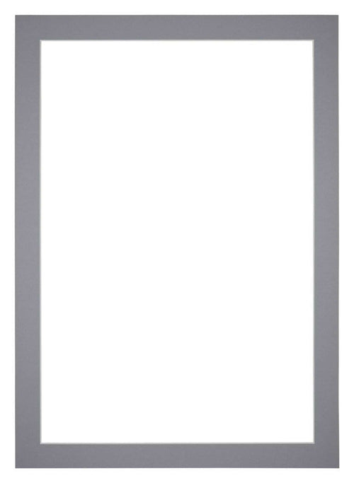 Passe-Partout Photo Frame Size 21x30 cm - Photo Size 13x18 cm - Gray