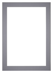 Passe-Partout Photo Frame Size 33x48 cm - Photo Size 20x30 cm - Gray