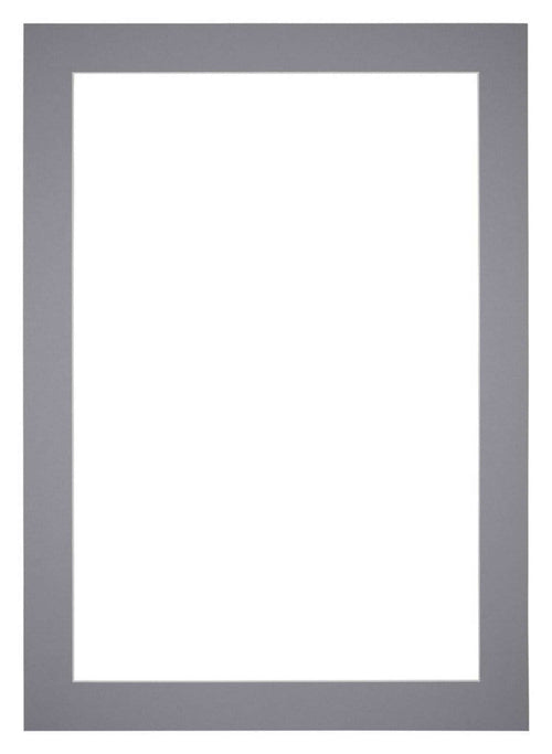 Passe-Partout Photo Frame Size 20x28 cm - Photo Size 10x15 cm - Gray