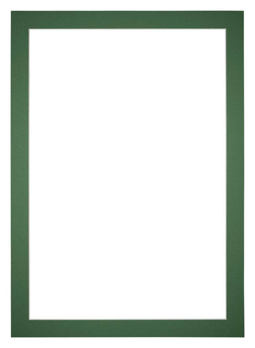 Passe-Partout Photo Frame Size 21x30 cm - Photo Size 13x18 cm - Green Forest