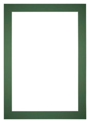 Passe-Partout Photo Frame Size 20x28 cm - Photo Size 10x15 cm - Green Forest