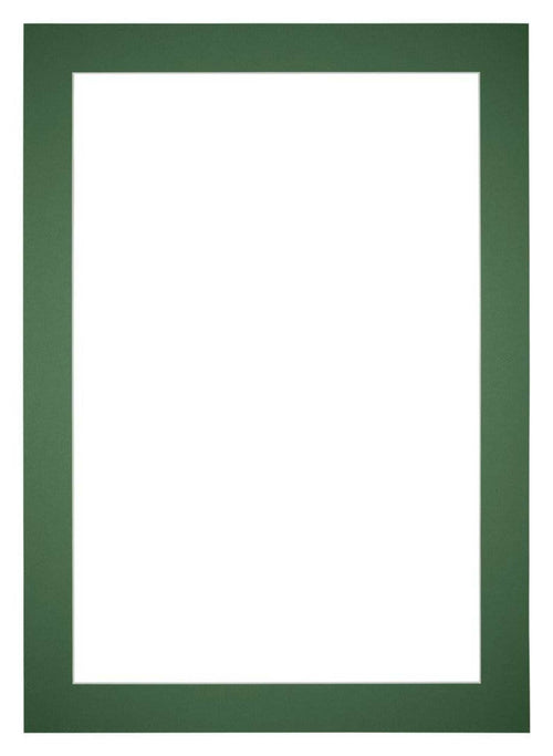 Passe-Partout Photo Frame Size 42x60 cm - Photo Size 32x50 cm - Green Forest