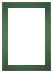 Passe-Partout Photo Frame Size 35x50 cm - Photo Size 20x30 cm - Green Forest