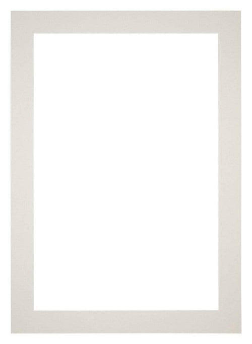 Passe-Partout Photo Frame Size 20x28 cm - Photo Size 10x15 cm - Light Gray