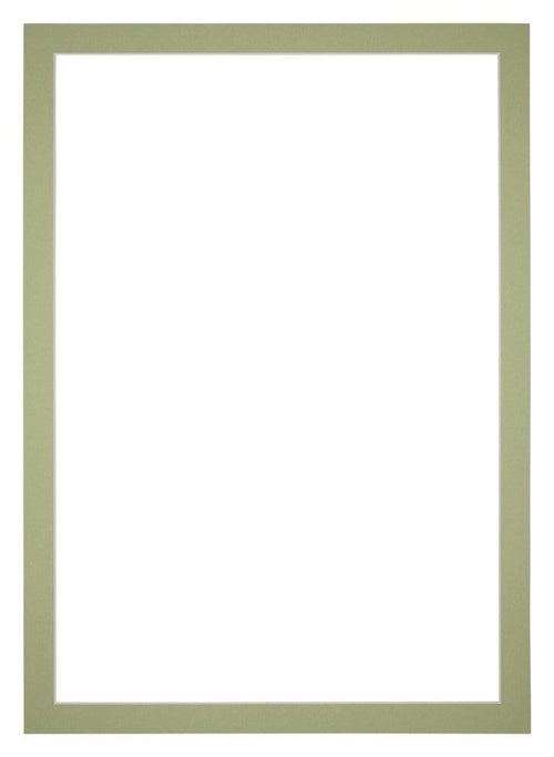 Passe-Partout Photo Frame Size 21x30 cm - Photo Size 18x24 cm - Mint green