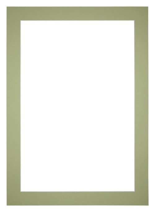 Passe-Partout Photo Frame Size 35x50 cm - Photo Size 25x40 cm - Mint green