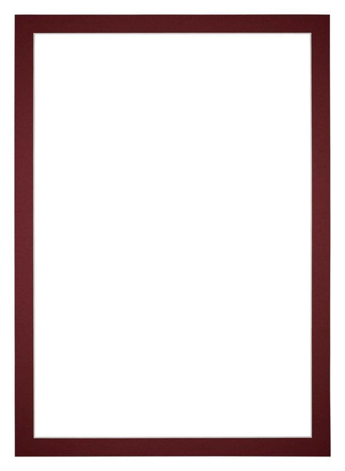 Passe-Partout Photo Frame Size 20x28 cm - Photo Size 15x20 cm - Wine Red