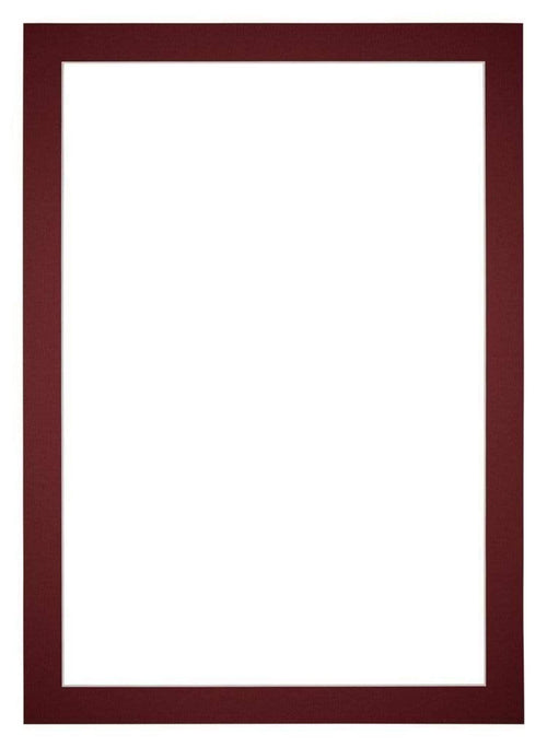 Passe-Partout Photo Frame Size 60x85 cm - Photo Size 50x75 cm - Wine Red