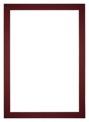 Passe-Partout Photo Frame Size 33x48 cm - Photo Size 20x40 cm - Wine Red