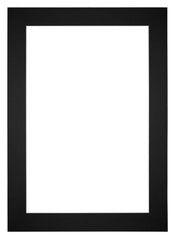 Passe-Partout Photo Frame Size 35x50 cm - Photo Size 20x30 cm - Black