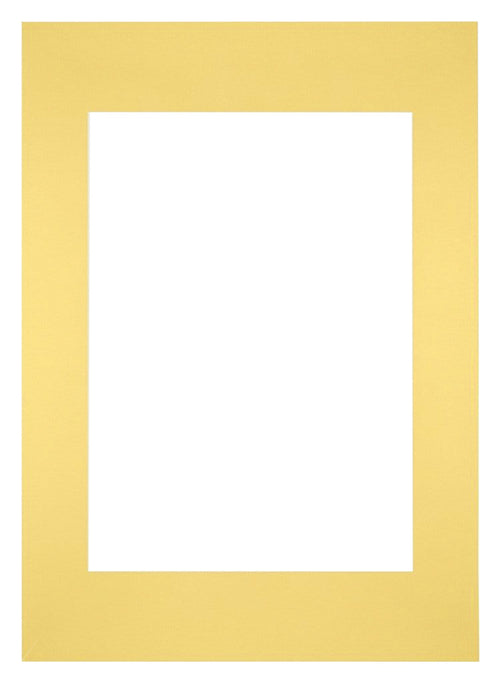 Passe-Partout Photo Frame Size 59,4x84 cm A1 - Photo Size 42x59,4 cm  - Yellow