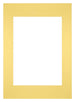 Passe-Partout Photo Frame Size 59,4x84 cm A1 - Photo Size 42x59,4 cm  - Yellow