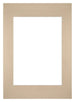 Passe-Partout Photo Frame Size 59,4x84 cm A1 - Photo Size 42x59,4 cm  - Beige